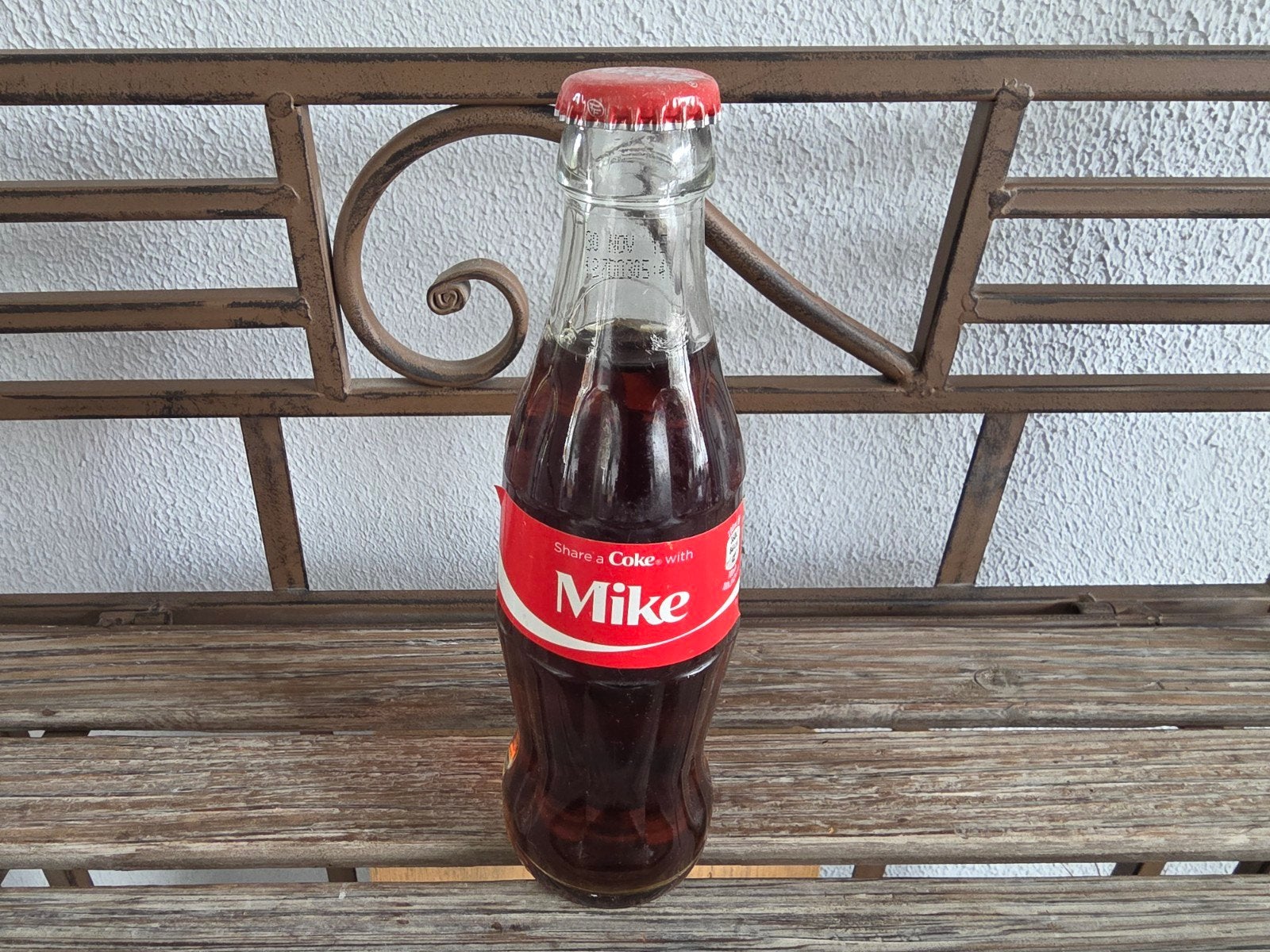 Vintage Coca-Cola flesje met naam 'Mike' - 200ml, Verzamelen, Ophalen, Zo goed als nieuw
