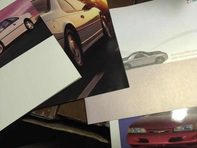 Ford Thunderbird fraaie brochure/auto folder '92 '93 '02, Ophalen, Nieuw, Ford