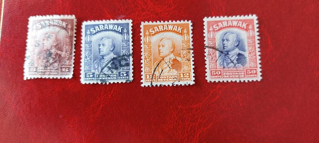 Sarawak, Ophalen of Verzenden, Gestempeld, Zuid-Azië