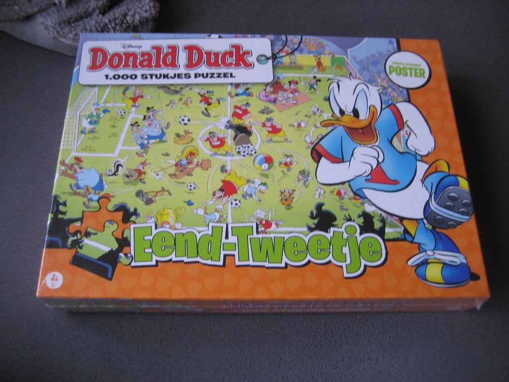 donald duck puzzel nieuw in de doos, Ophalen, 500 t/m 1500 stukjes, Nieuw, Legpuzzel