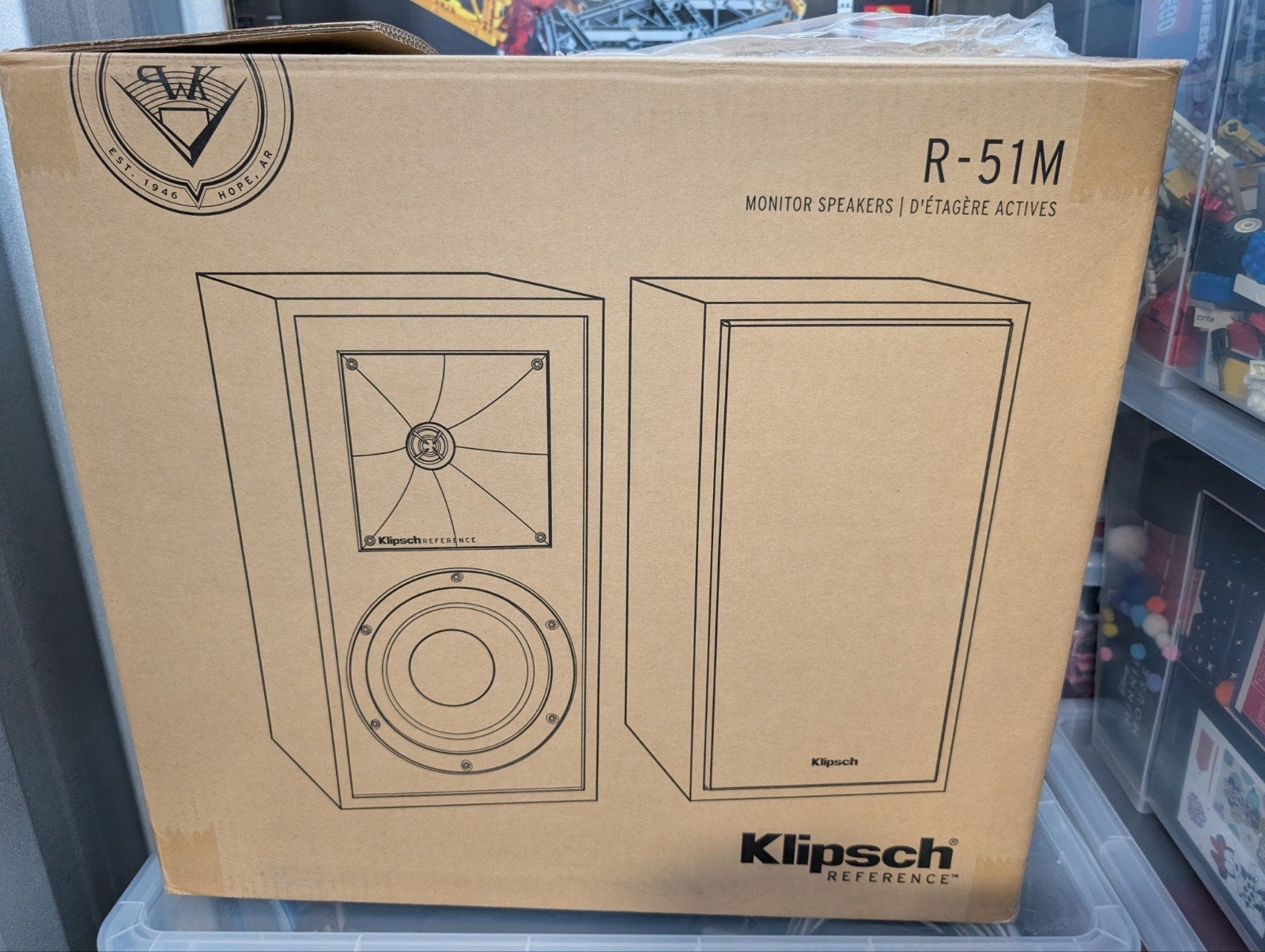 Klipsch R-51M Monitor Speakers - Nieuw in doos, Overige merken, Ophalen of Verzenden, Zo goed als nieuw, 60 tot 120 watt