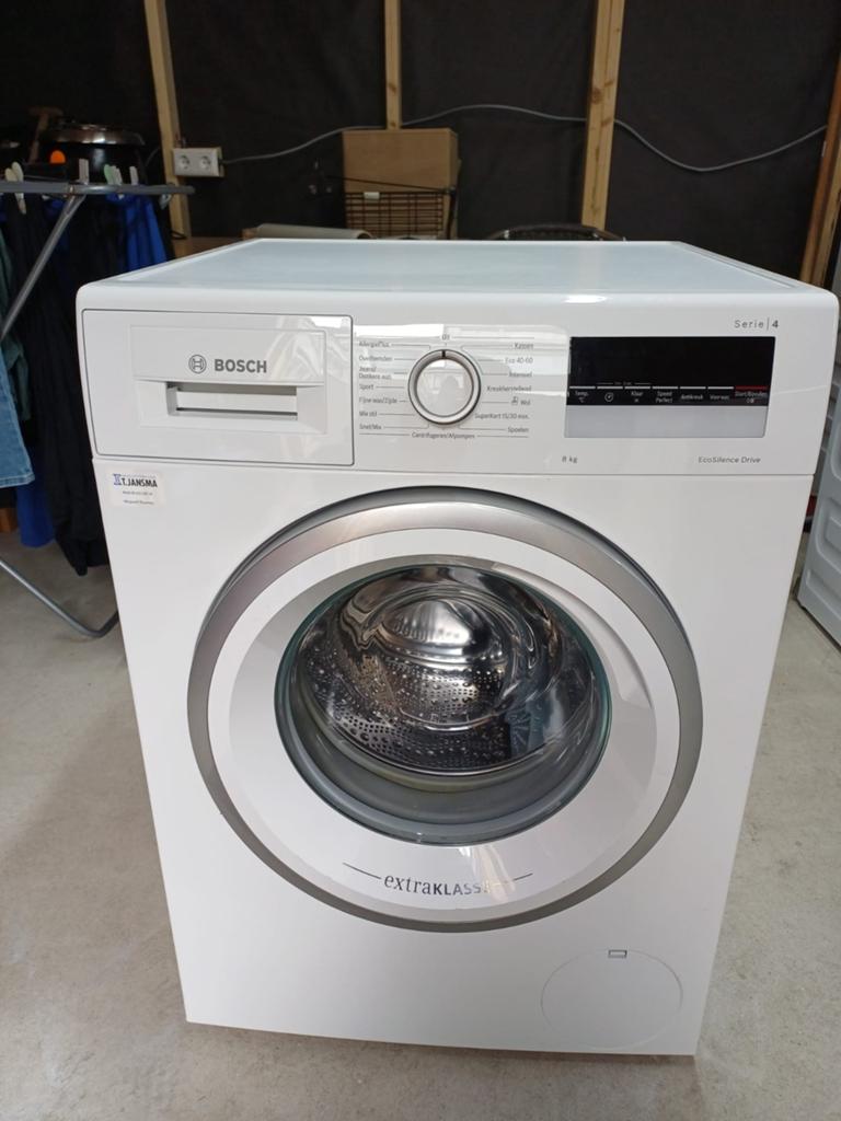 Bosch wasmachine, Ophalen, Zo goed als nieuw, 85 tot 90 cm, 1200 tot 1600 toeren