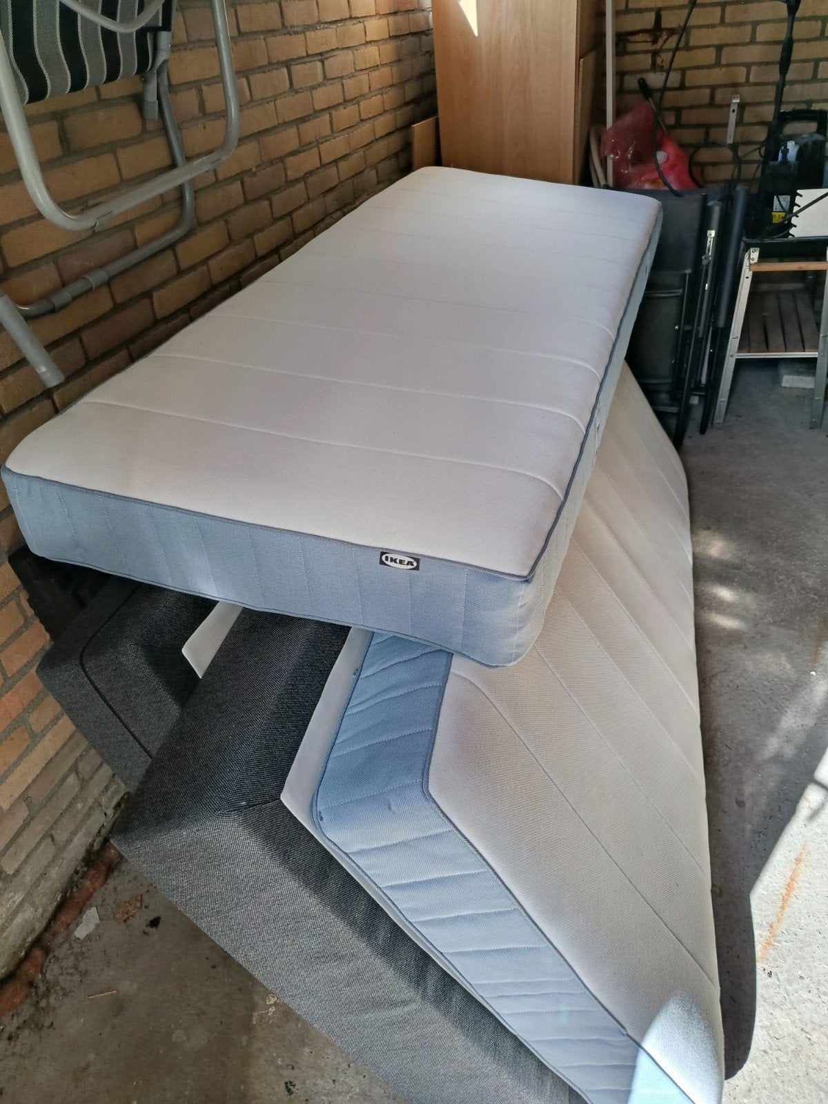 4 matrassen 80x200 gratis af te halen, Ophalen, Gebruikt, Eenpersoons, 80 cm