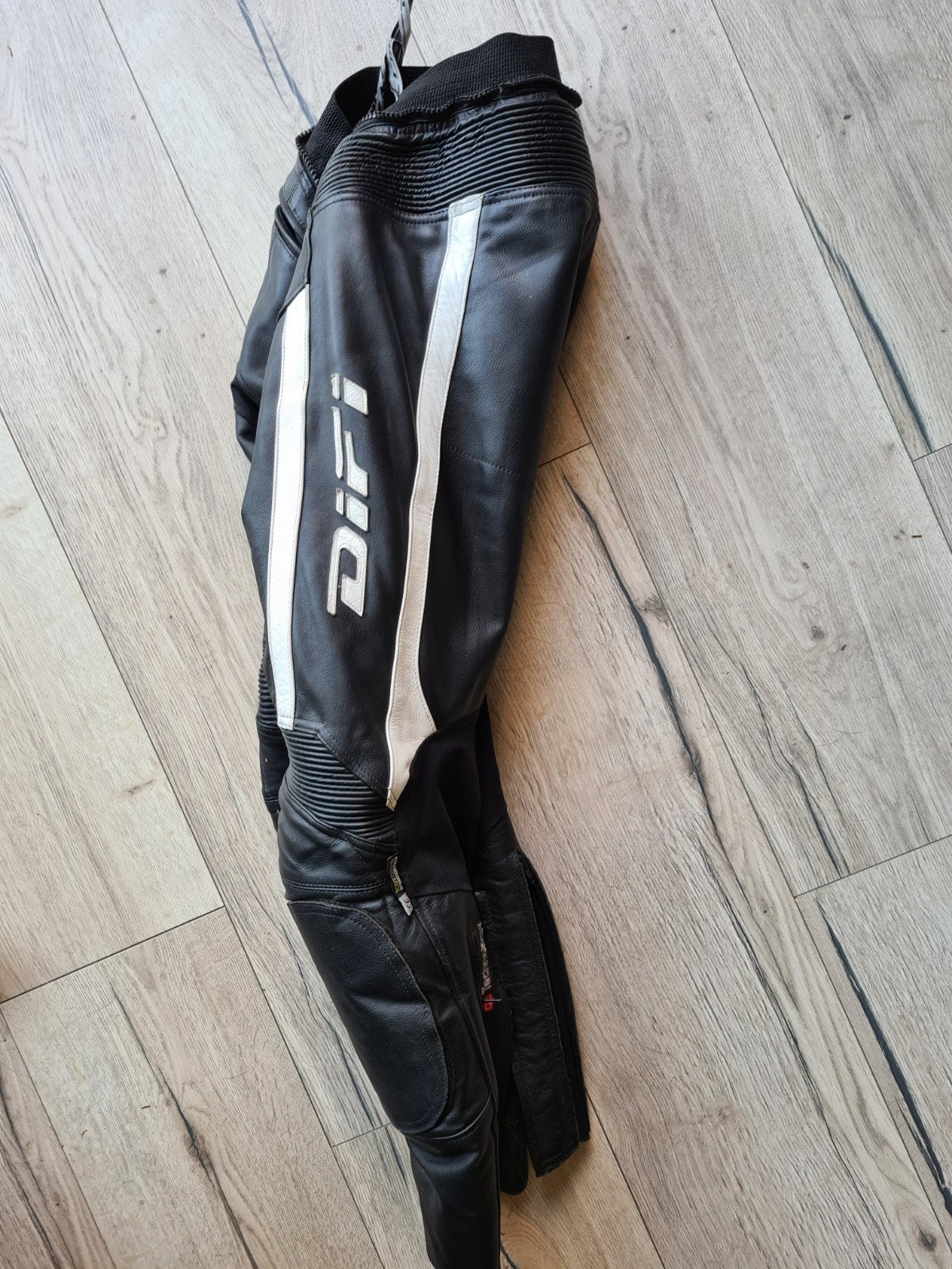 Difi leren motorbroek (heren maat 52), Motoren, Ophalen of Verzenden, Tweedehands, Heren, Broek | leer