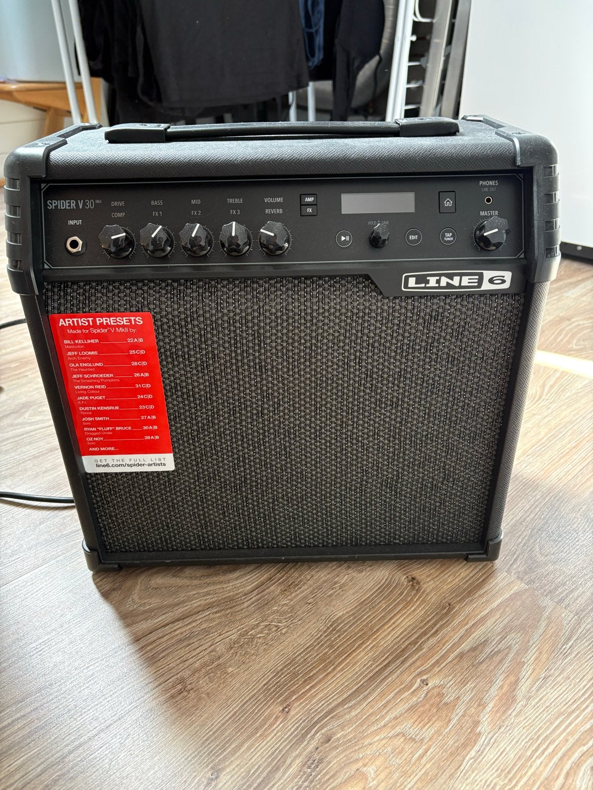 Line 6 Spider V 30 mk II gitaarversterker, Ophalen, Zo goed als nieuw, Gitaar, Minder dan 50 watt