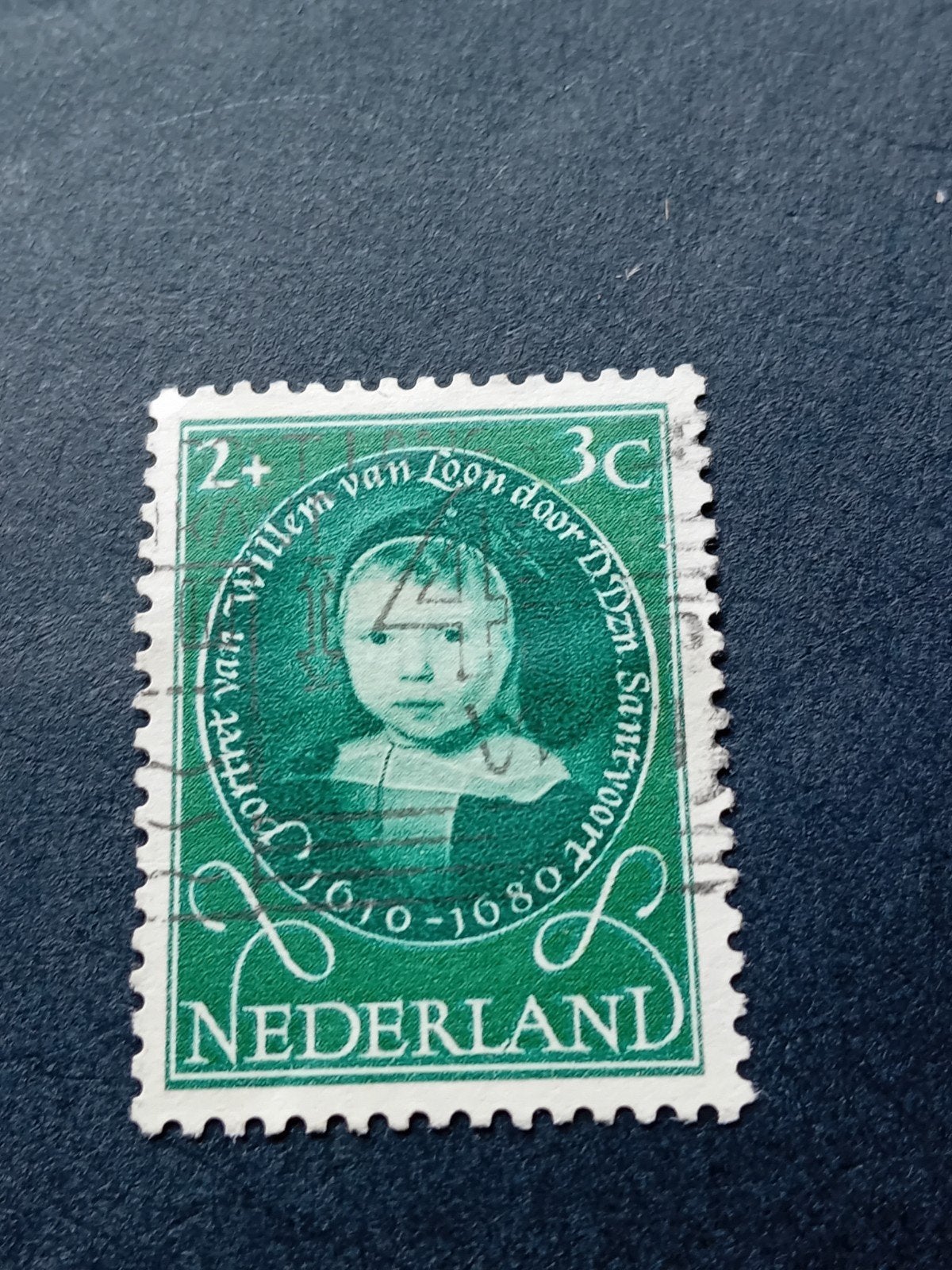Nederlandse postzegel 'Portret van Willem van Loon' 1940, Ophalen of Verzenden