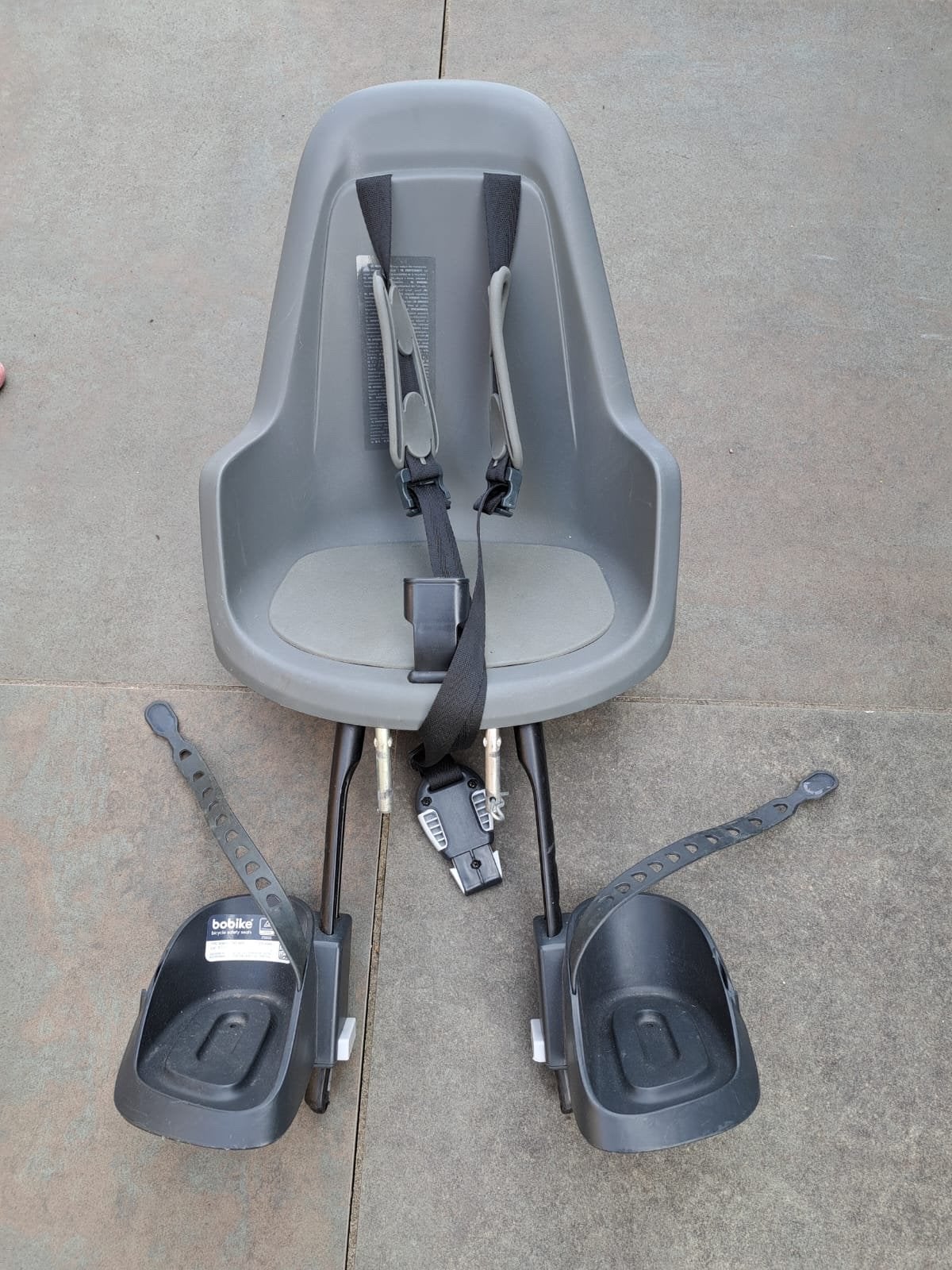 Bobike One Mini fietsstoeltje voor, incl. montagesysteem, Ophalen, Zo goed als nieuw, Voorzitje, Voetsteuntjes
