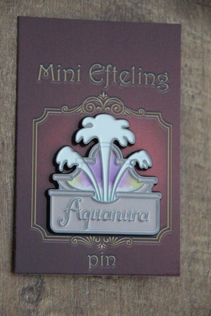 efteling pin  mini Efteling aquanura, Ophalen of Verzenden, Zo goed als nieuw, Button of Speldje