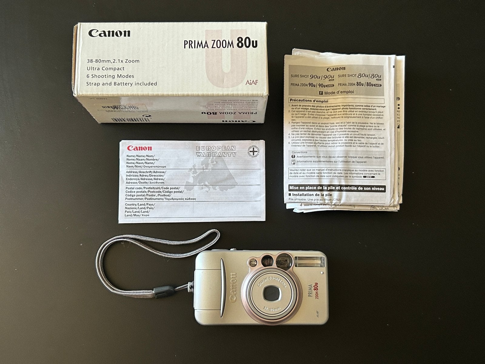 Canon Prima Zoom 80u, Ophalen of Verzenden, Zo goed als nieuw, Compact, Canon