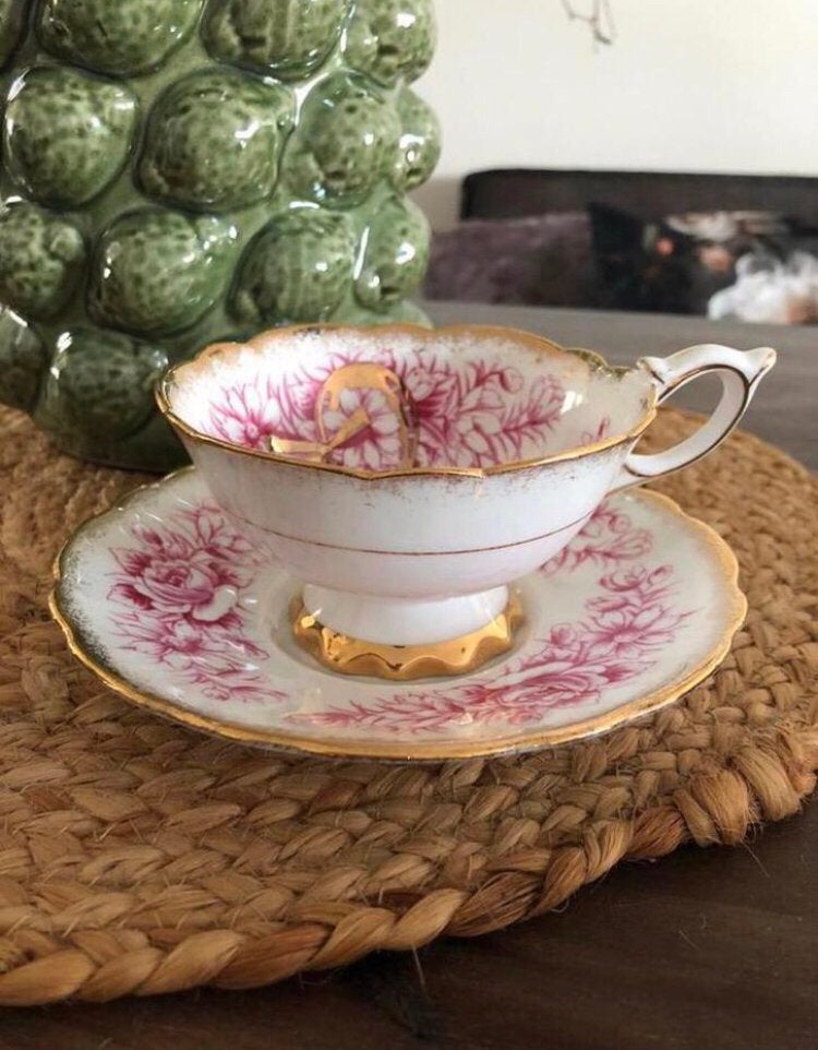 💝 Vintage ROYAL STAFFORD ANNIVERSARY kop schotel, Ophalen of Verzenden