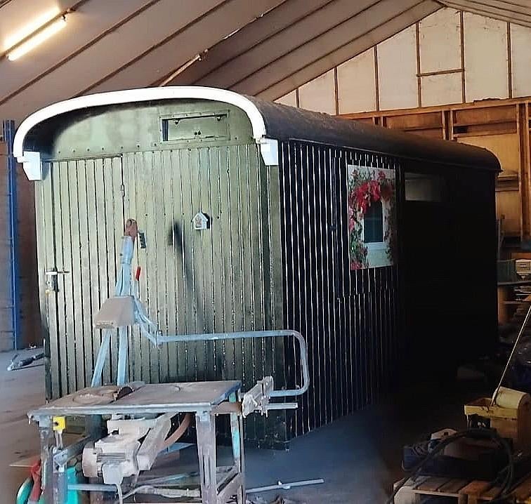 Pipowagen - Klaar voor inrichting, Ophalen
