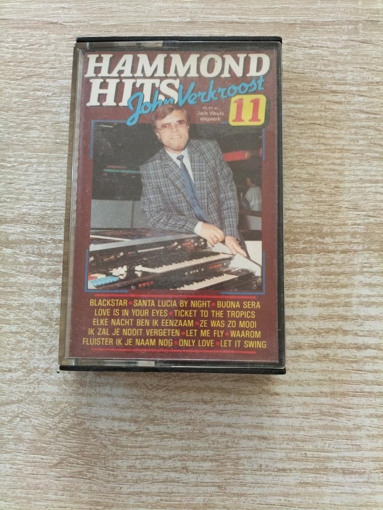 John Verkroost - Hammond hits vol 11, Cd's en Dvd's, Cassettebandjes, Ophalen of Verzenden, 1 bandje