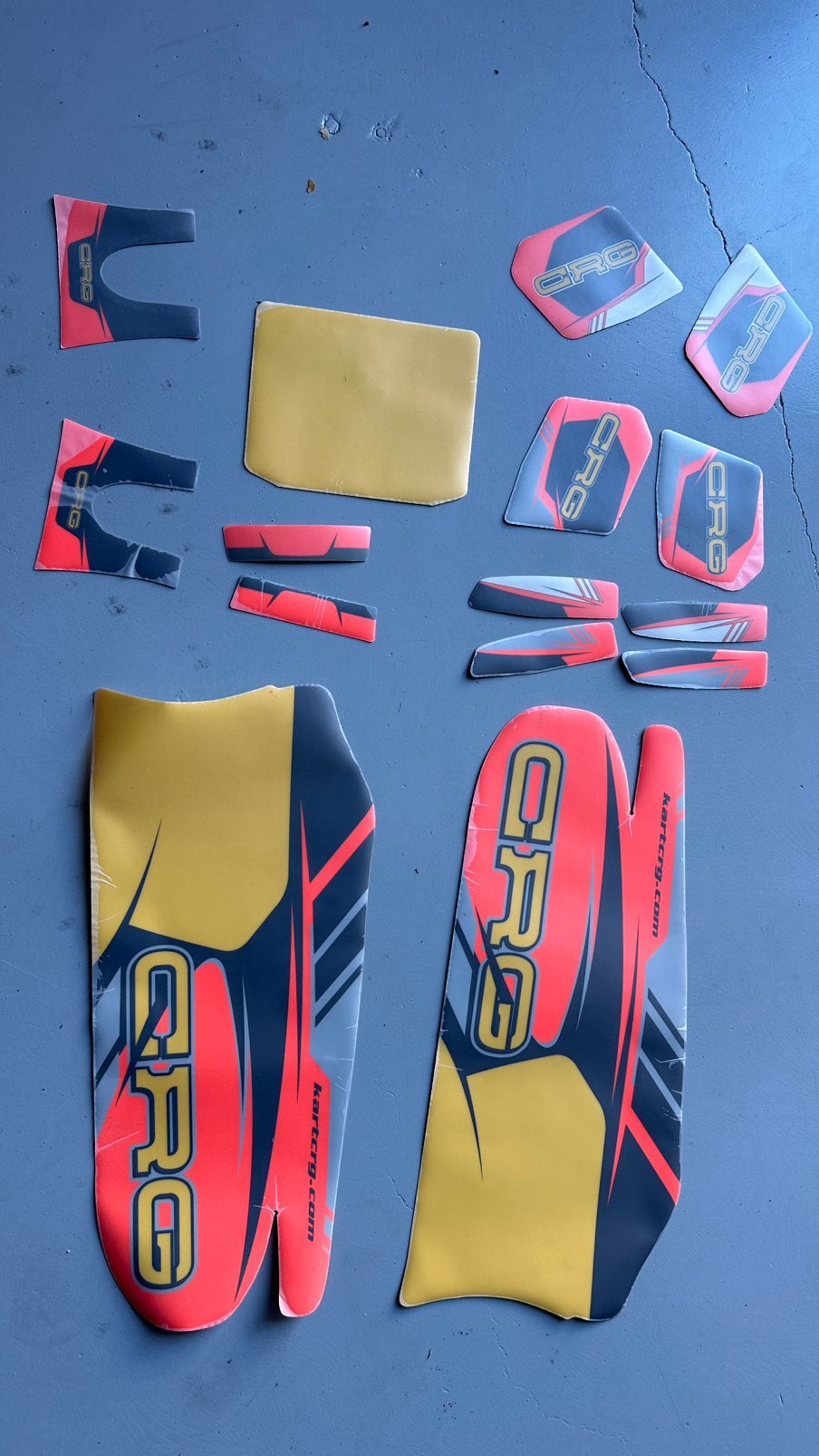 CRG Mini Stickers, Kart, Italie, Ophalen of Verzenden, Crg
