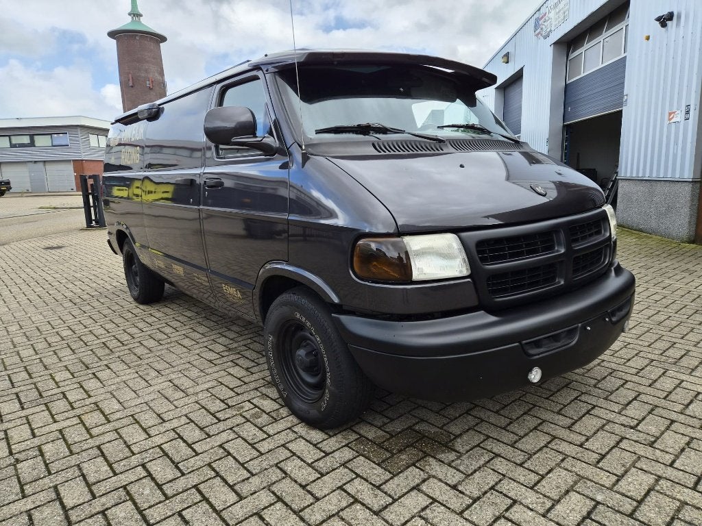 2001 Dodge Ram 1500 Van, camper kenteken, Automaat, Zwart, 4 stoelen, 2289 kg