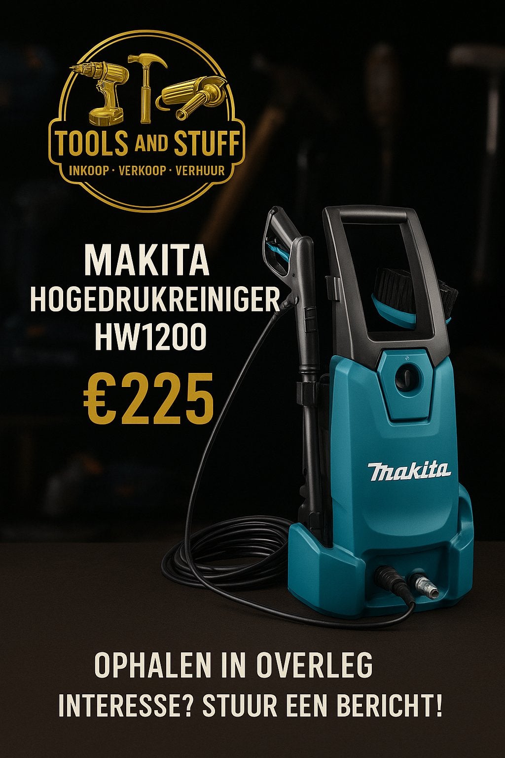 Makita HW1200 Hogedrukreiniger - Nieuw in doos!, Ophalen of Verzenden, Nieuw, Elektrisch