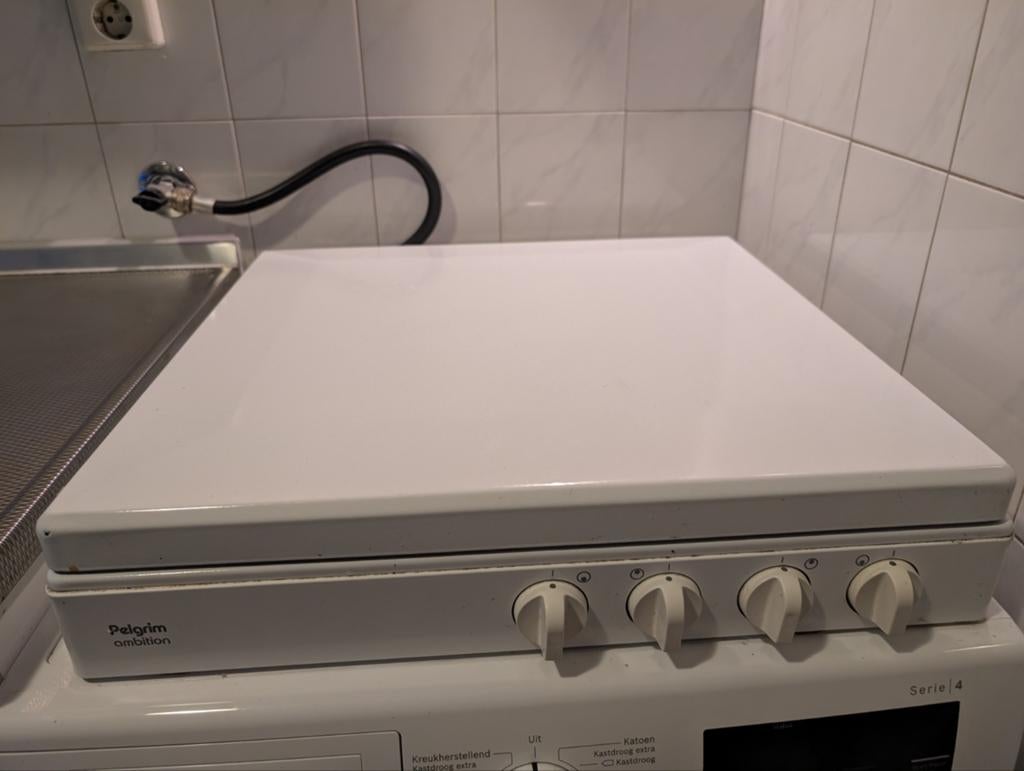 Vrijstaand Gasfornuis met 4 Kookzones, Witgoed en Apparatuur, Ophalen, Gebruikt, 60 cm of meer, 4 kookzones