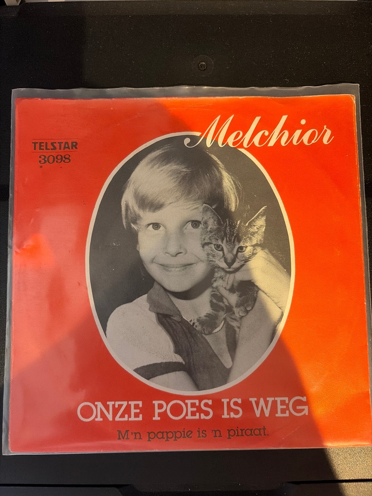 Melchior - Onze Poes Is Weg / M'n Pappie Is 'n Piraat (7 inc, Cd's en Dvd's, Vinyl Singles, Gebruikt, 7 inch, Ophalen of Verzenden