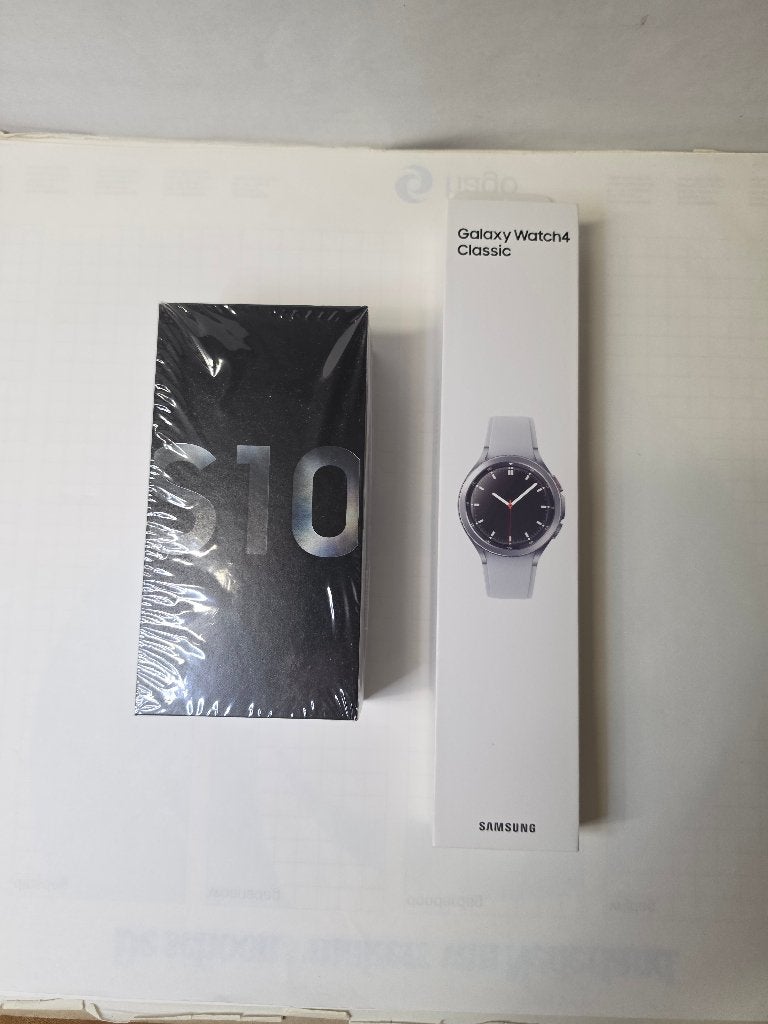SAMSUNG Galaxy S10  en galaxy watch 4 classic rvs, Ophalen, Zwart, Touchscreen, Zo goed als nieuw