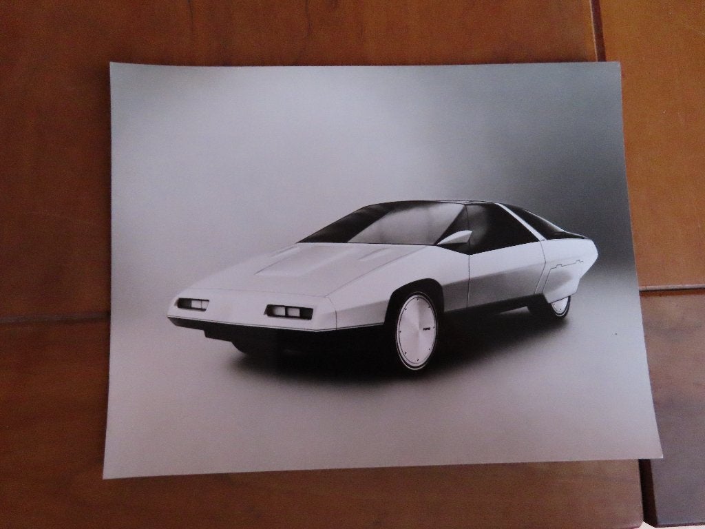 Persfoto Ford Probe I Prototype 1979, Ford, Ophalen of Verzenden, Zo goed als nieuw, Ford Motor Company