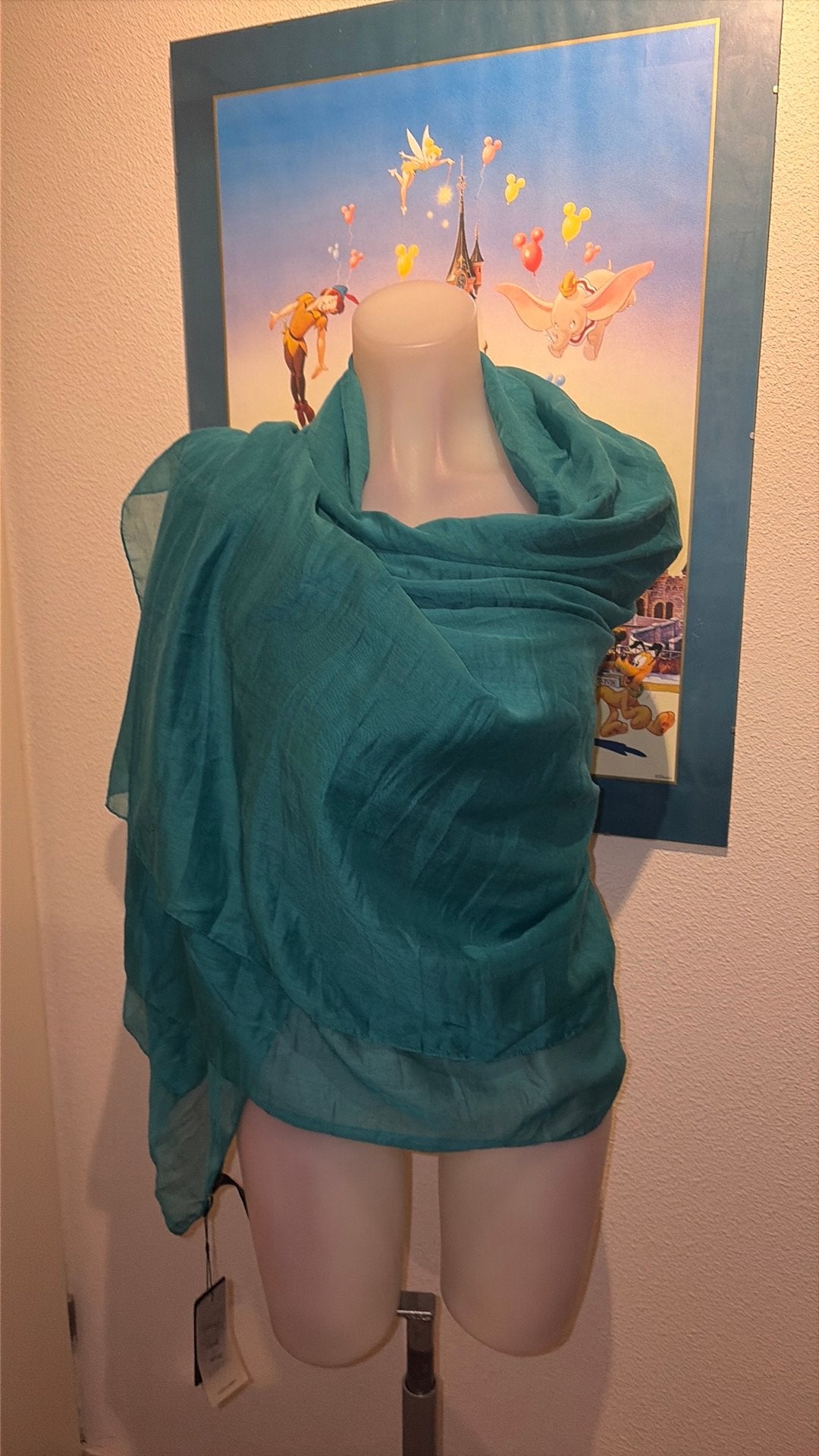 Nieuw groene scarf merk Fransa, Kleding | Dames, Ophalen of Verzenden, Nieuw, Pashmina