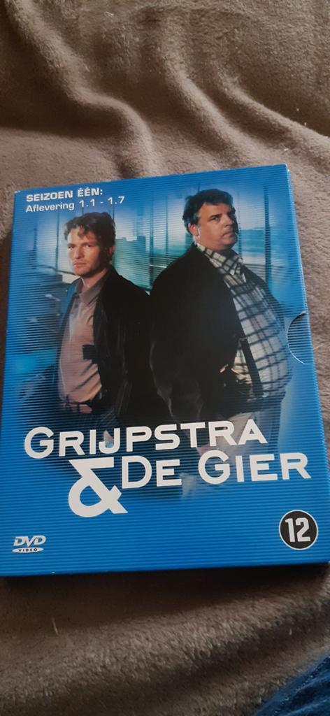 DVD Grijpstra en de Gier seizoen 1 afl. 1 tm 7., Alle leeftijden, Ophalen of Verzenden, Zo goed als nieuw