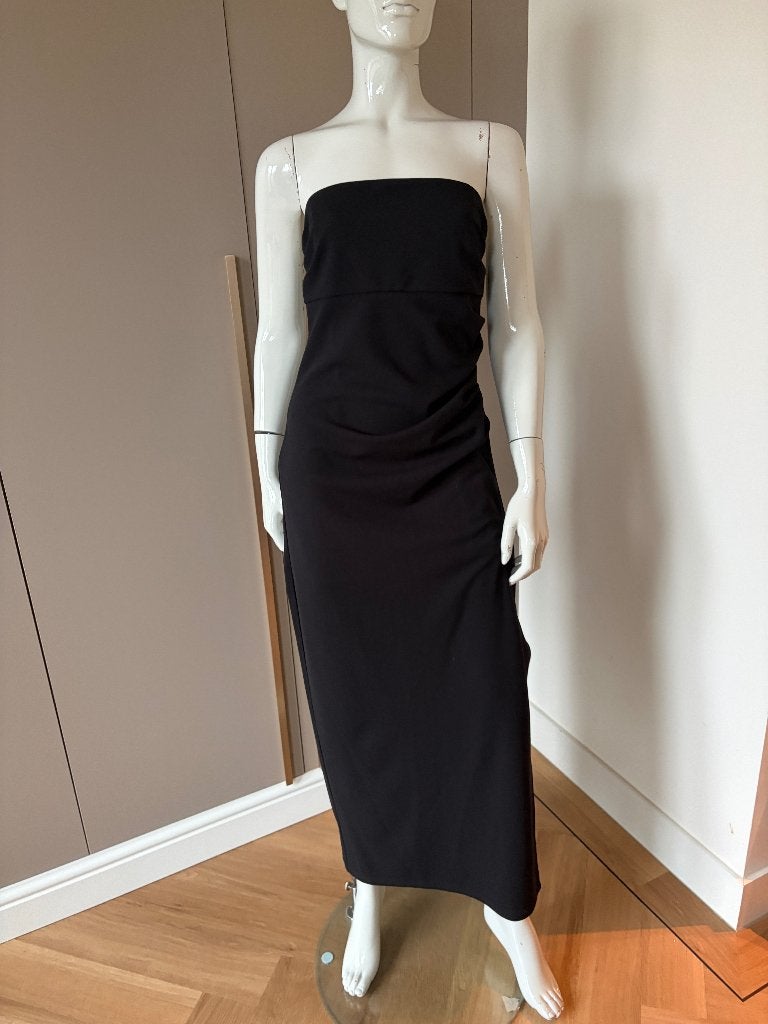 Co'Couture zwarte strapless midi dress. Maat M, Maat 38/40 (M), Verzenden, Zwart, Co'couture