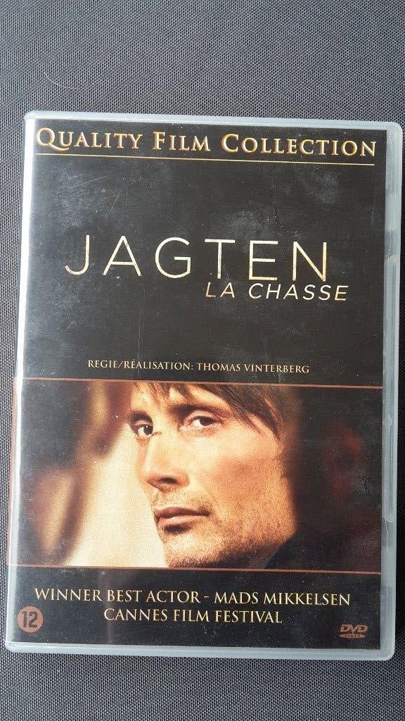 DVD Jagten Nederlands ondertiteld QFC, Cd's en Dvd's, Vanaf 12 jaar, Ophalen of Verzenden, Zo goed als nieuw, Scandinavië