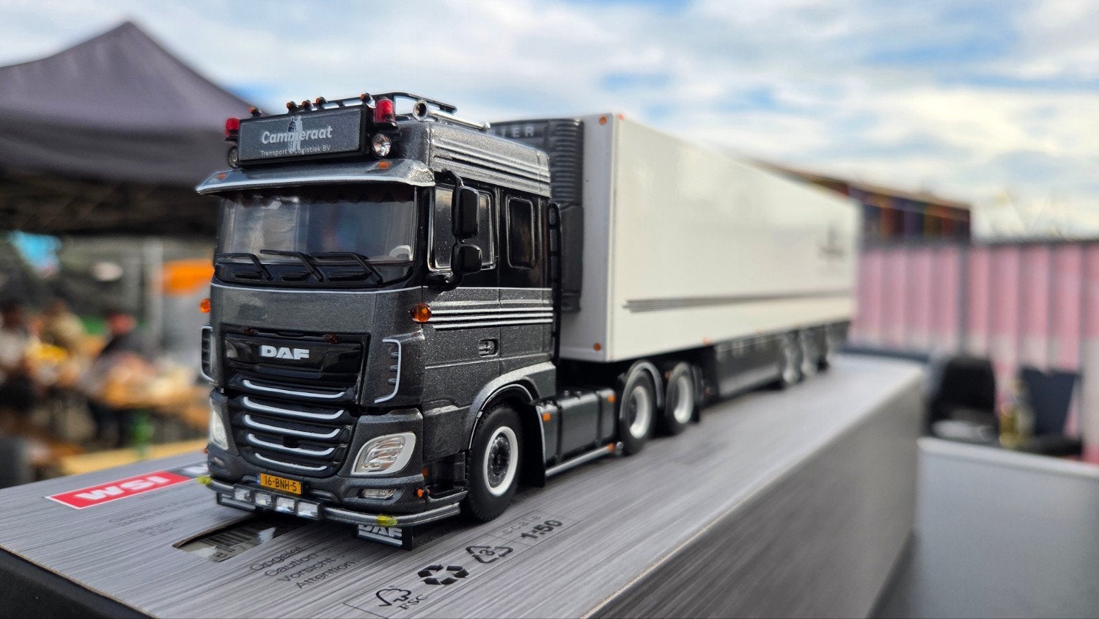 WSI DAF 6x2 Cammeraat transport ( geen Tekno! ), Ophalen of Verzenden, Nieuw, Bus of Vrachtwagen, Wsi