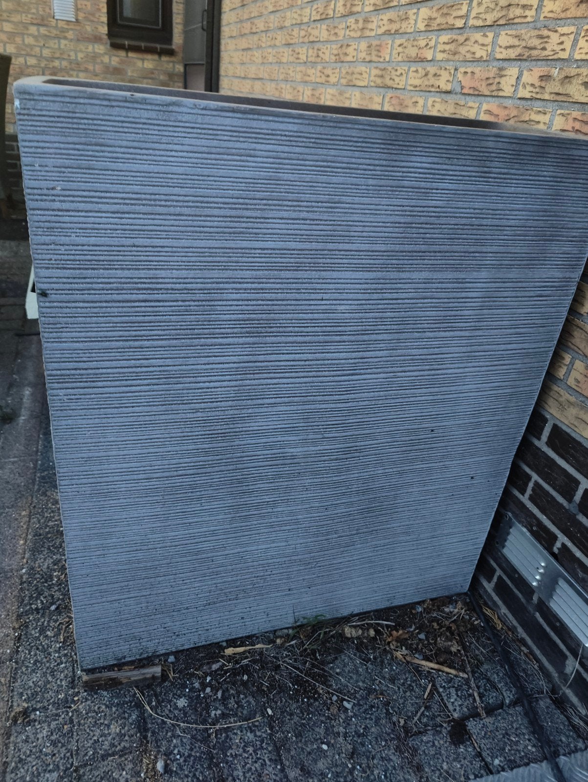 2x bloembak l80xb30xh92, Tuin en Terras, Overige materialen, Zo goed als nieuw, Balkon, Rechthoekig