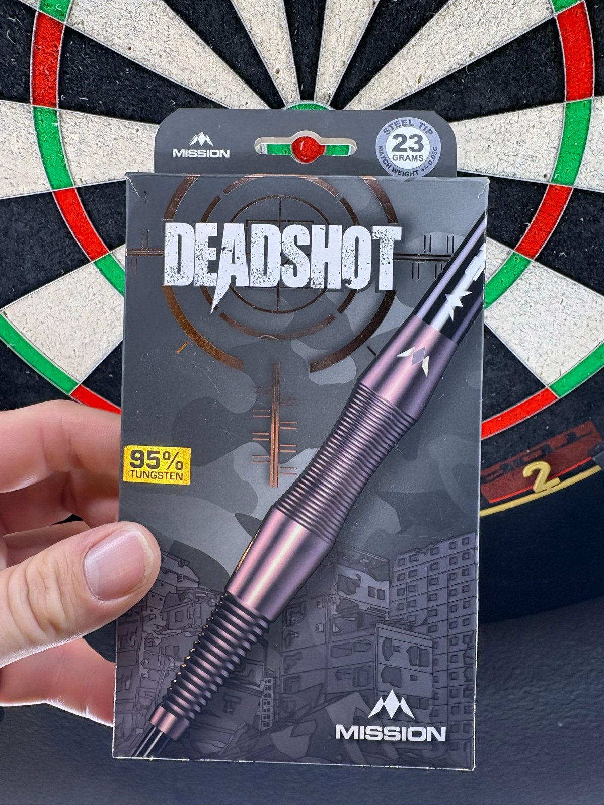Mission Deadshot 95% Tungsten 23 gram dartpijlen, Ophalen of Verzenden, Zo goed als nieuw, Pijlen