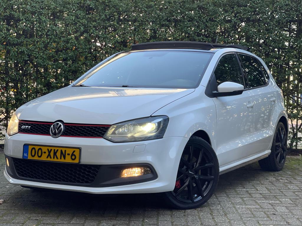 Volkswagen Polo GTI 1.4 TSI DSG PANO 180PK 2012 LED Wit, Auto's, Volkswagen, Particulier, Polo, ABS, Achteruitrijcamera, Adaptieve lichten