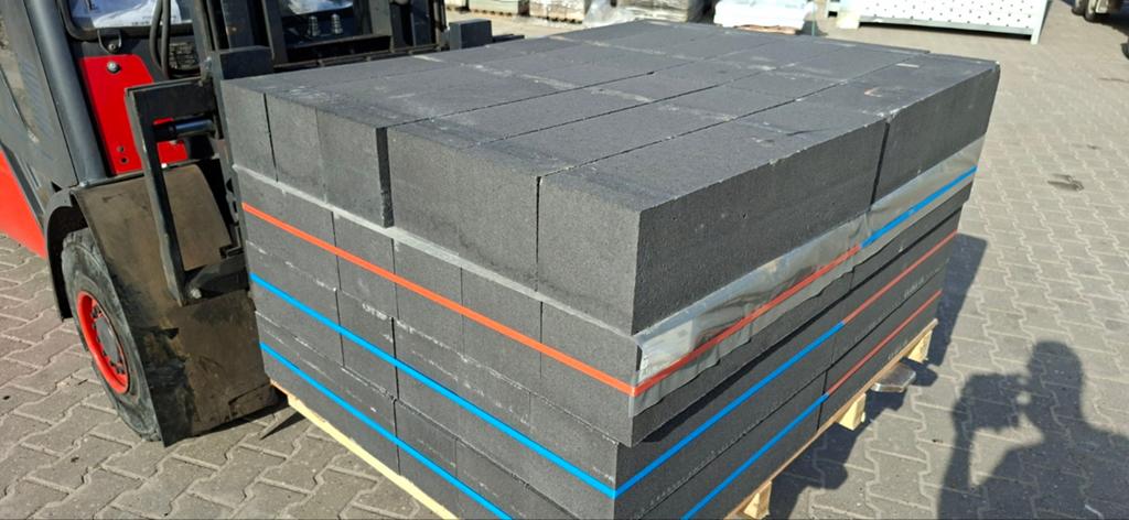 Wallblock new 15x15x60 Antraciet muurblok stapelblok, Tuin en Terras, Bielzen en Borders, Ophalen, Blok, Nieuw, Nvt