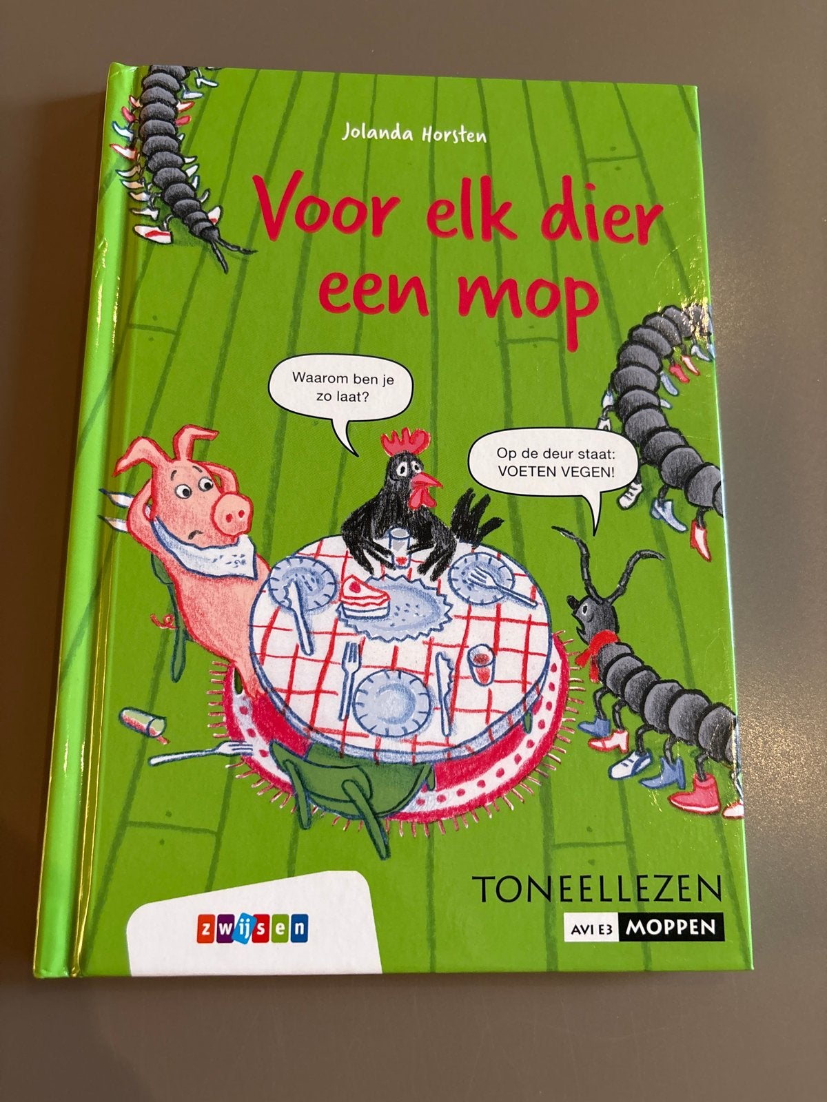Voor elk dier een mop - Jolanda Horsten (AVI E3), Ophalen of Verzenden, Zo goed als nieuw, Fictie algemeen