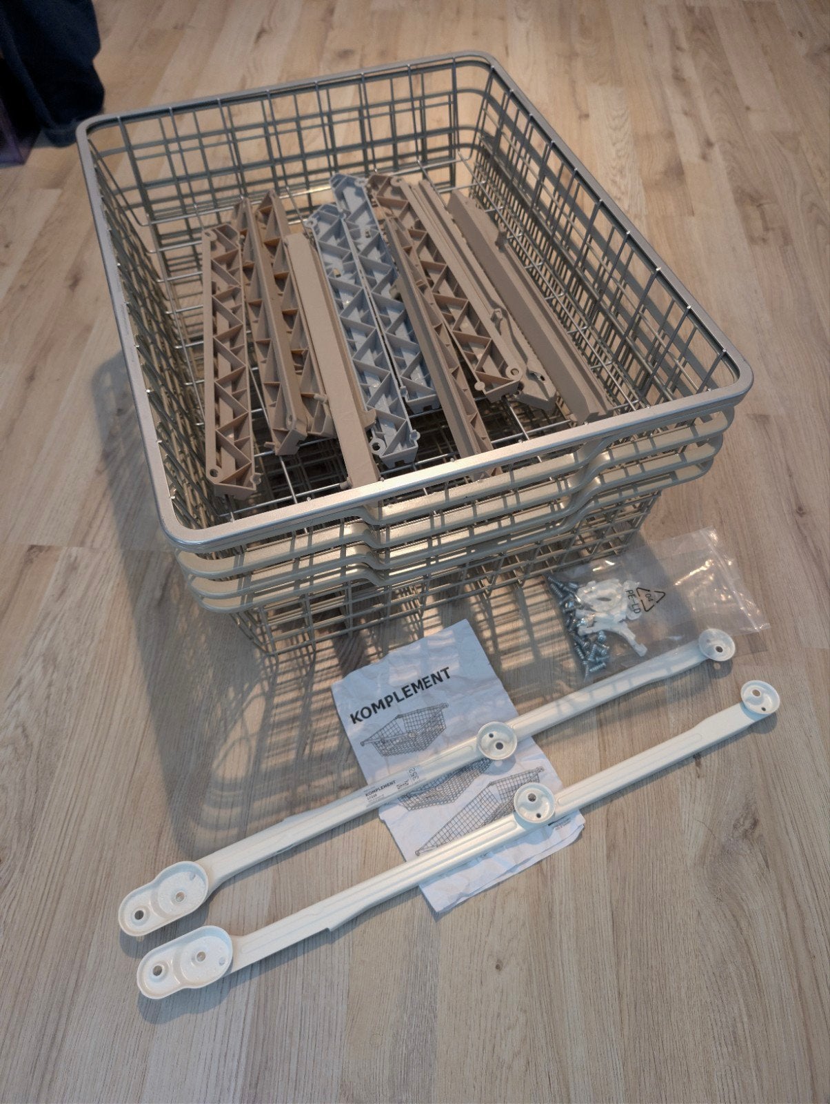 5x IKEA KOMPLEMENT draadmanden 50*60, Ophalen, Gebruikt