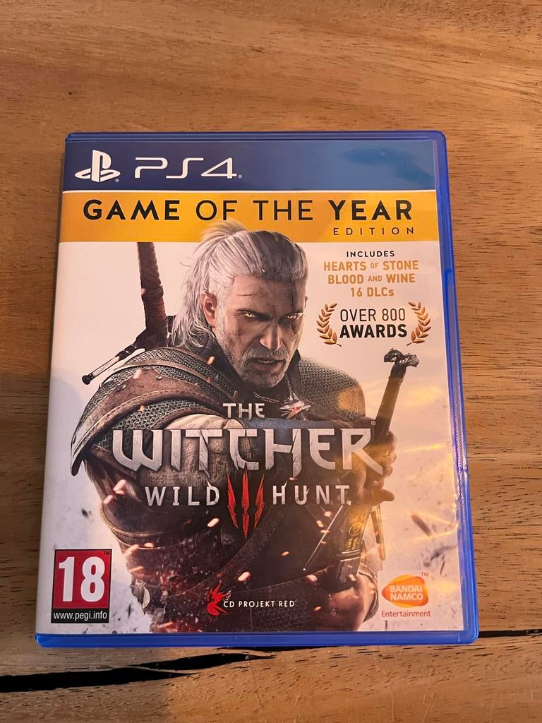 The Witcher 3: Wild Hunt GOTY Edition PS4, Spelcomputers en Games, Vanaf 18 jaar, 1 speler, Ophalen of Verzenden, Zo goed als nieuw