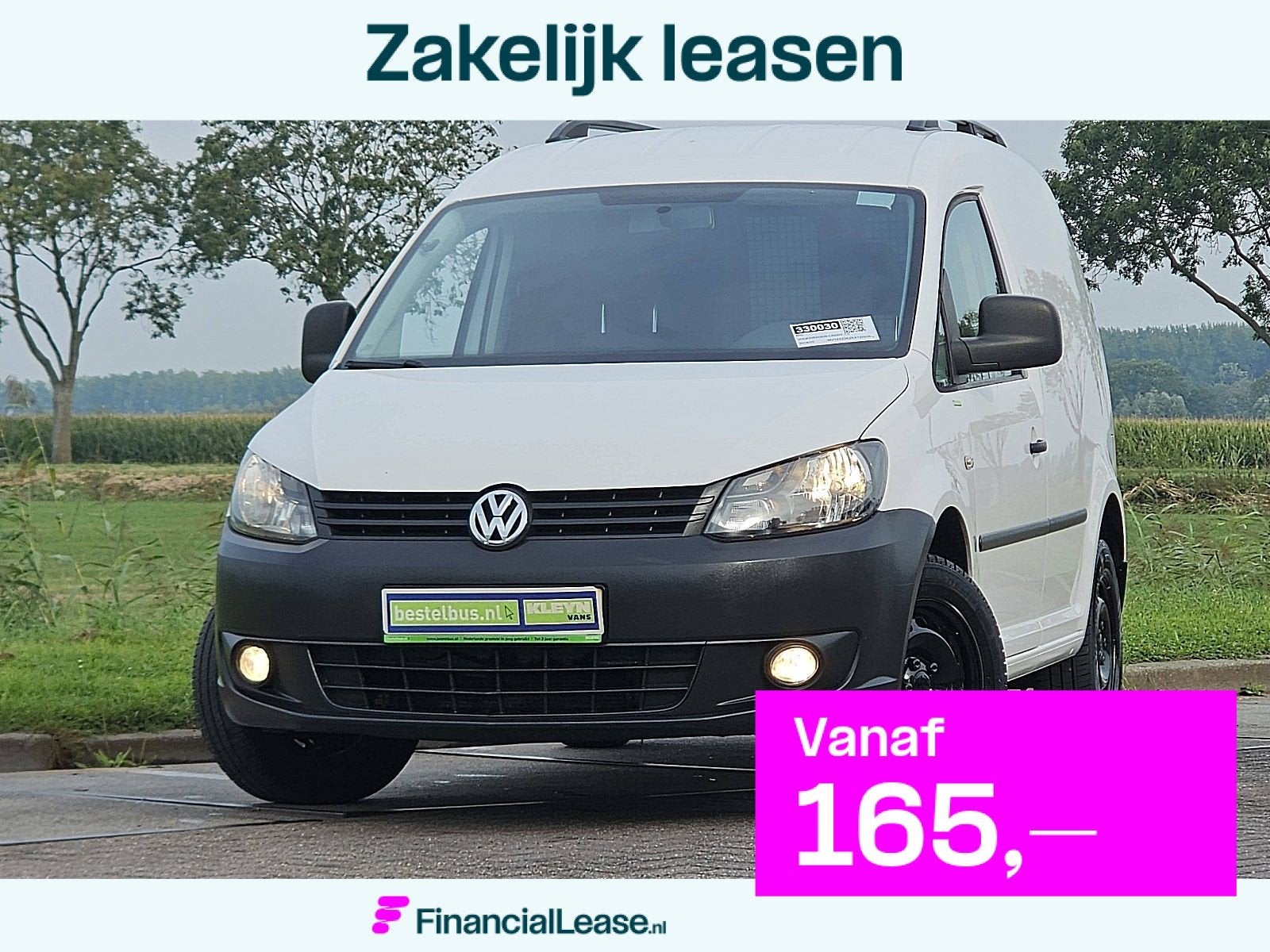 VOLKSWAGEN CADDY 1.6 l1 airco trekhaak!, Euro 5, Gebruikt, Volkswagen, Wit
