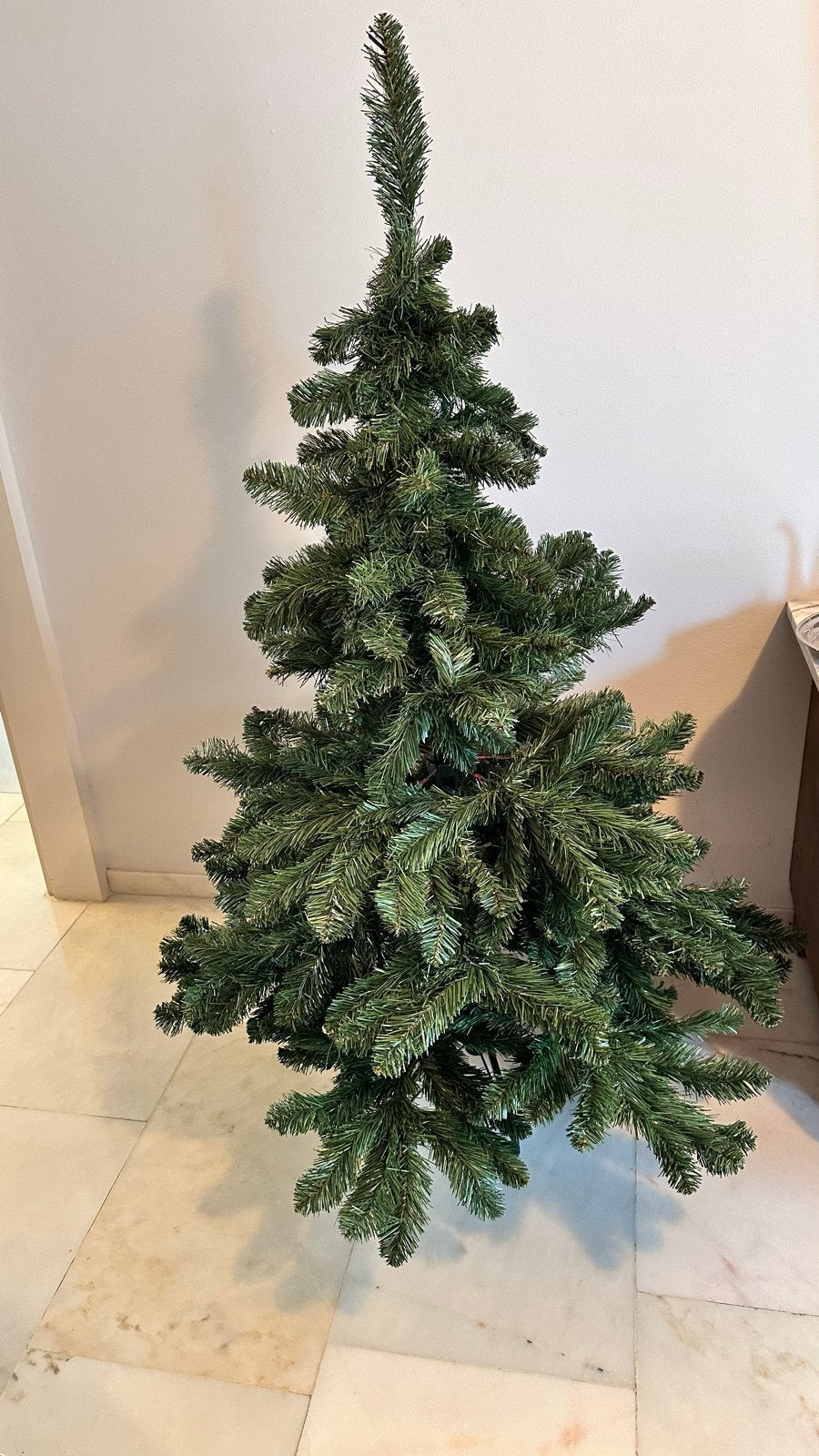 Kerstboom kunst kerstboom 1.55 m / 90 cm, Ophalen of Verzenden