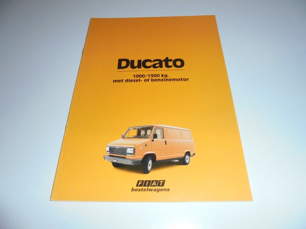 brochure Fiat Ducato  1983, Ophalen of Verzenden, Nieuw, Overige merken