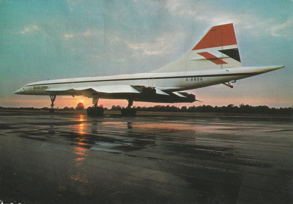 British Airways Concorde, Verzamelen, Ophalen, Zo goed als nieuw, Kaart, Foto of Prent