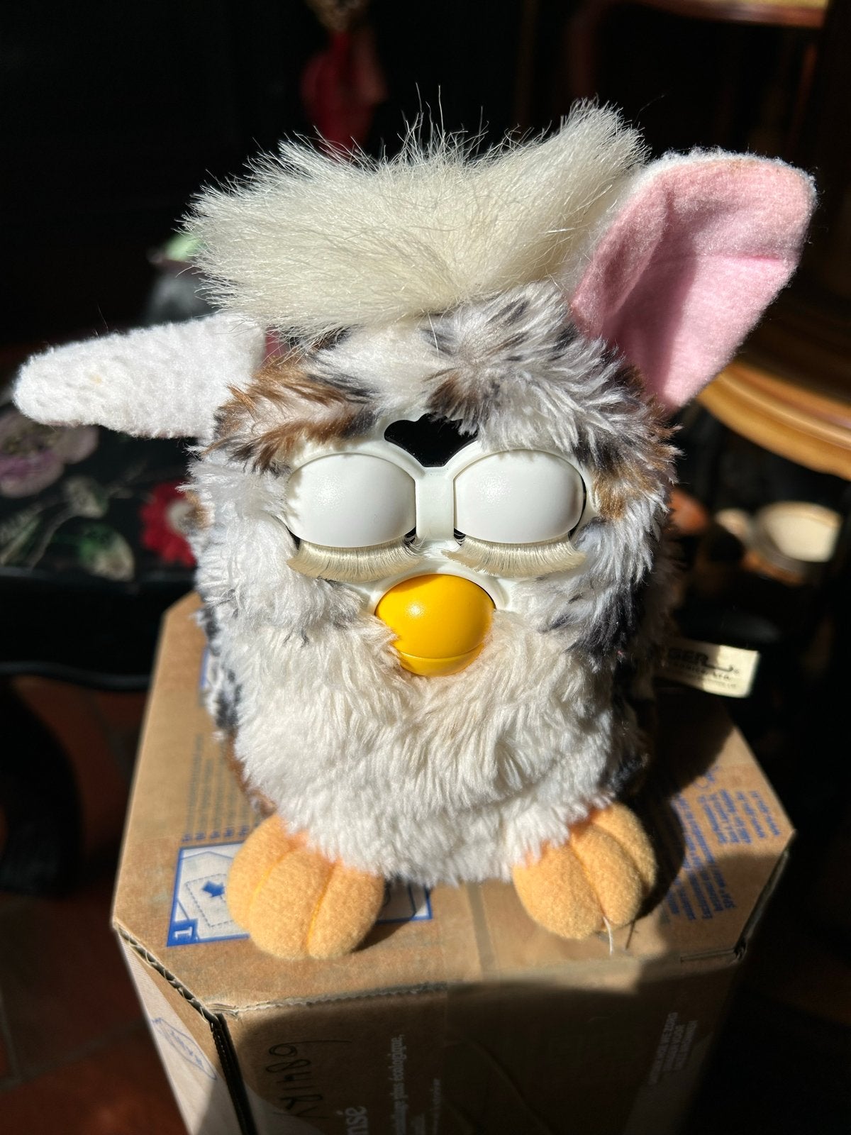 Vintage Furby 1998 - Origineel en Zeldzaam Speelgoed, Ophalen of Verzenden, Gebruikt