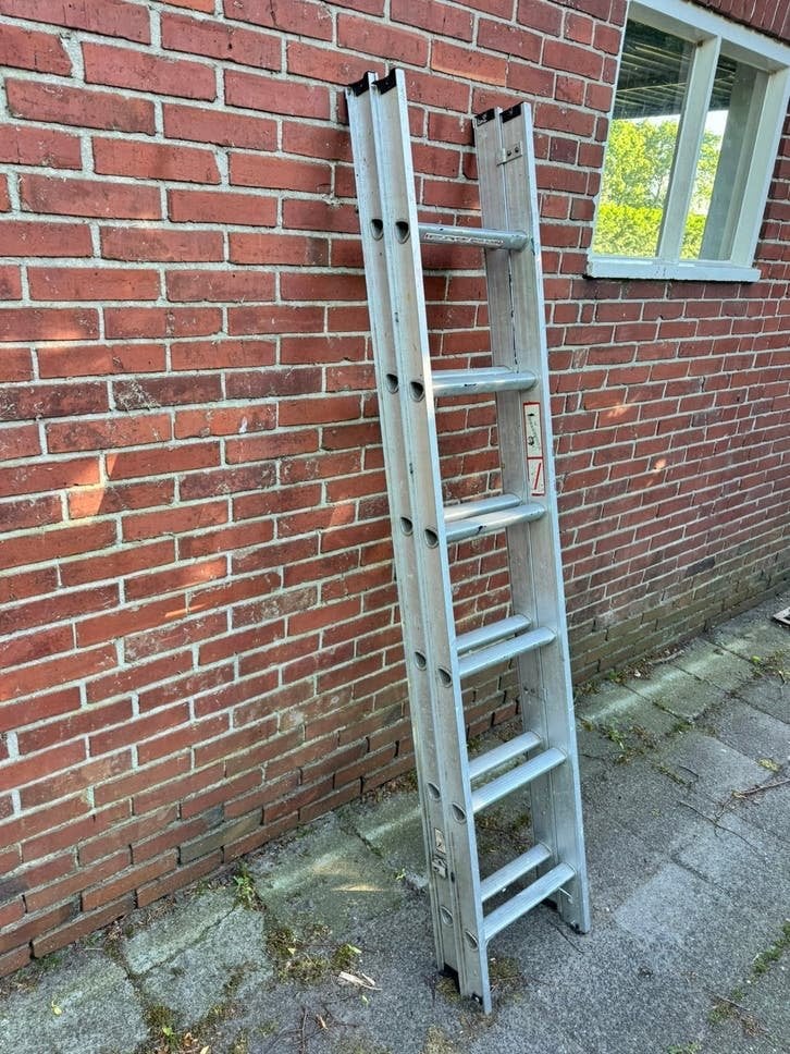 2-delig vlizotrap  2-delige  ladder, Doe-het-zelf en Verbouw, Ladders en Trappen, Ophalen of Verzenden