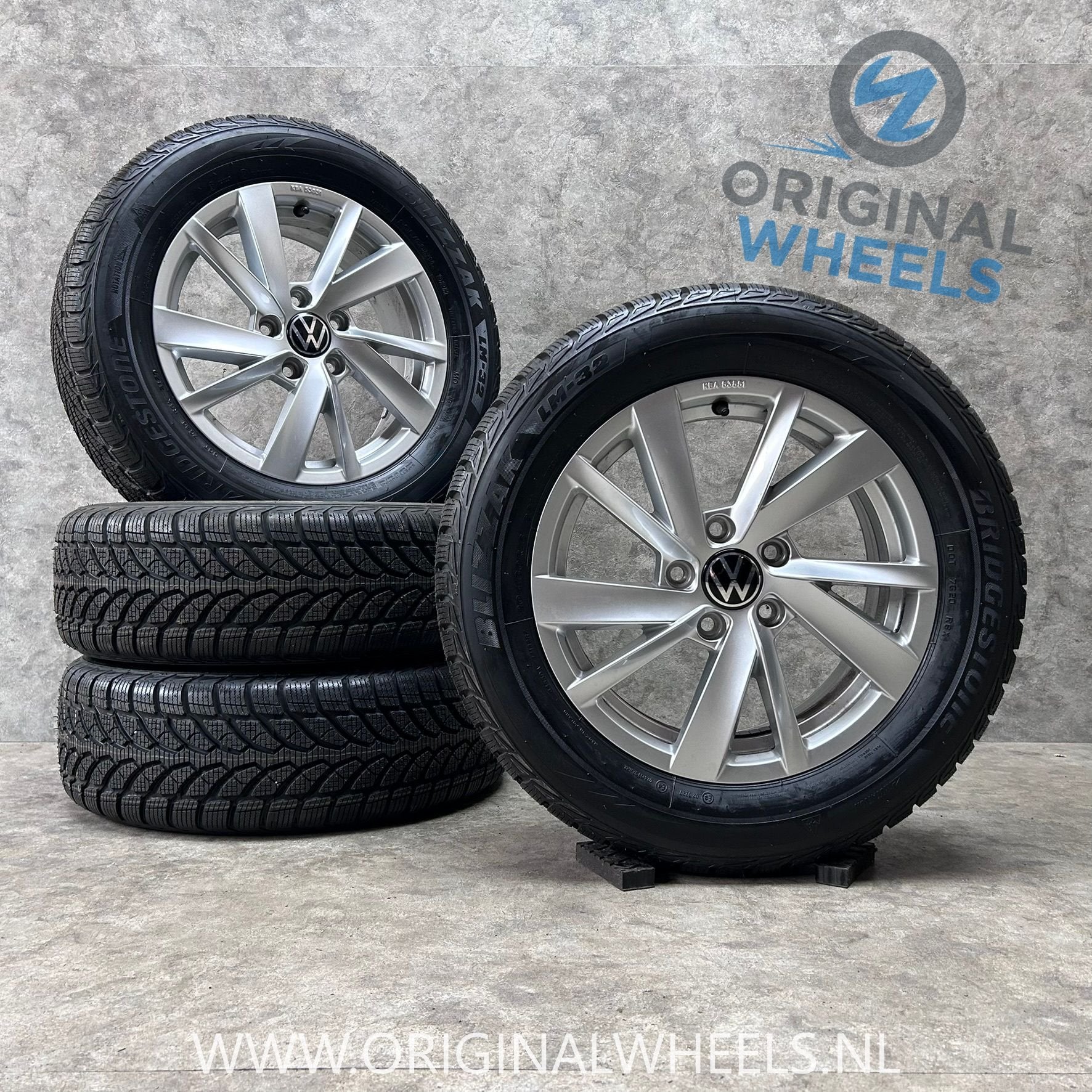 Diversen 16 inch velgen + winterbanden VW Passat T-roc Caddy, Gebruikt, -, Banden en Velgen, -