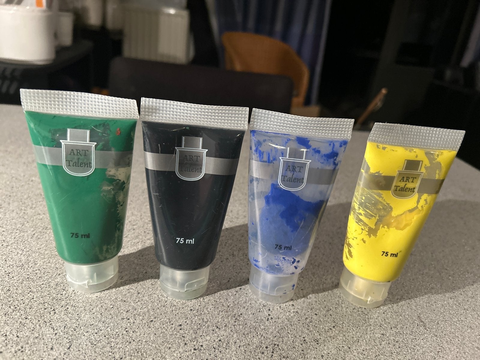 Set van 4 ART Talent acrylverf tubes (75 ml), Ophalen of Verzenden, Zo goed als nieuw, Acrylverf
