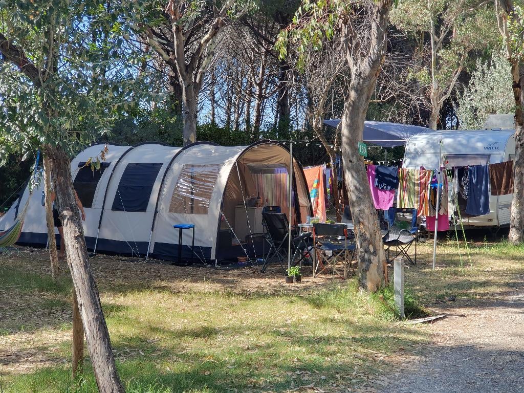 Obelink tunneltent 4 persoons, Caravans en Kamperen, Ophalen, Gebruikt, Tot en met 4