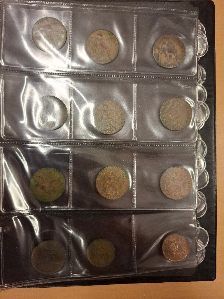 Britse muntenverzameling in Importa-album, Postzegels en Munten, Munten en Bankbiljetten | Verzamelingen, Ophalen of Verzenden