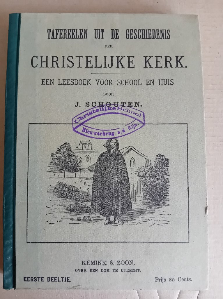 SCHOUTEN - TAFEREELEN GESCHIEDENIS CHR KERK DEEL 1 1928 €5, Ophalen of Verzenden, SCHOUTEN