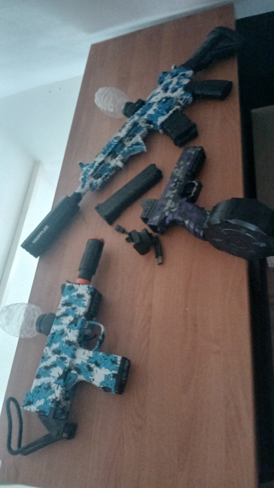 3gel blasters, Ophalen