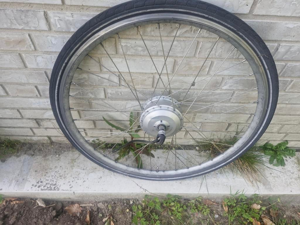 Voorwiel electrische fiets, Fietsen en Brommers, Fietsonderdelen, Ophalen of Verzenden