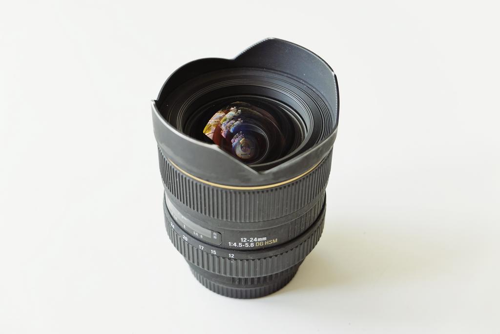 Sigma 12-24mm F4.5-5.6 DG HSM EX (Canon) – goede staat, Ophalen of Verzenden, Gebruikt, Groothoeklens, Zoom