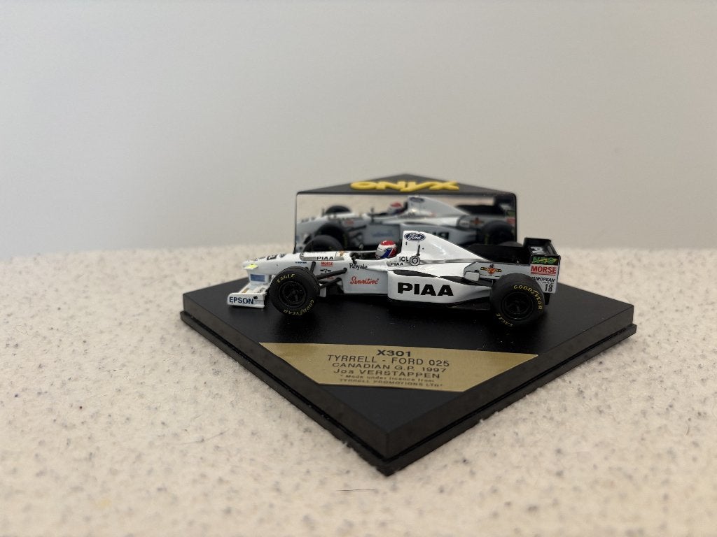 os Verstappen Tyrrell Ford 025 1997 – Onyx 1:43 – GP Canada, Ophalen of Verzenden, Zo goed als nieuw, Auto, MiniChamps